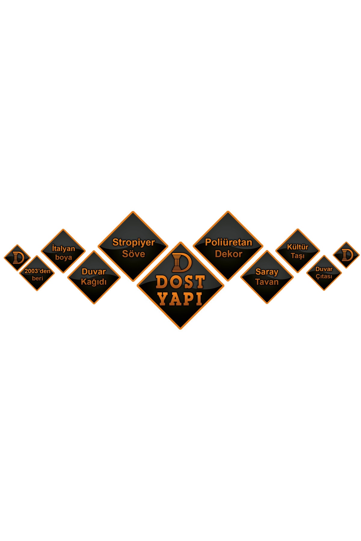 Alçısız Kartonpiyer Safran Modeli = 10 Adet = 20 Metre= Özel Fiyat