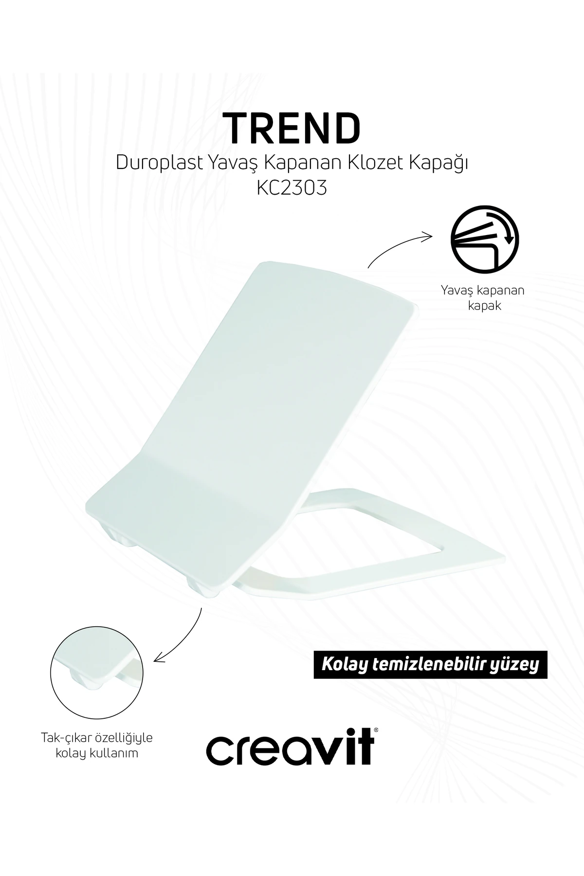 Trend Asma Klozet ve Kapak Set