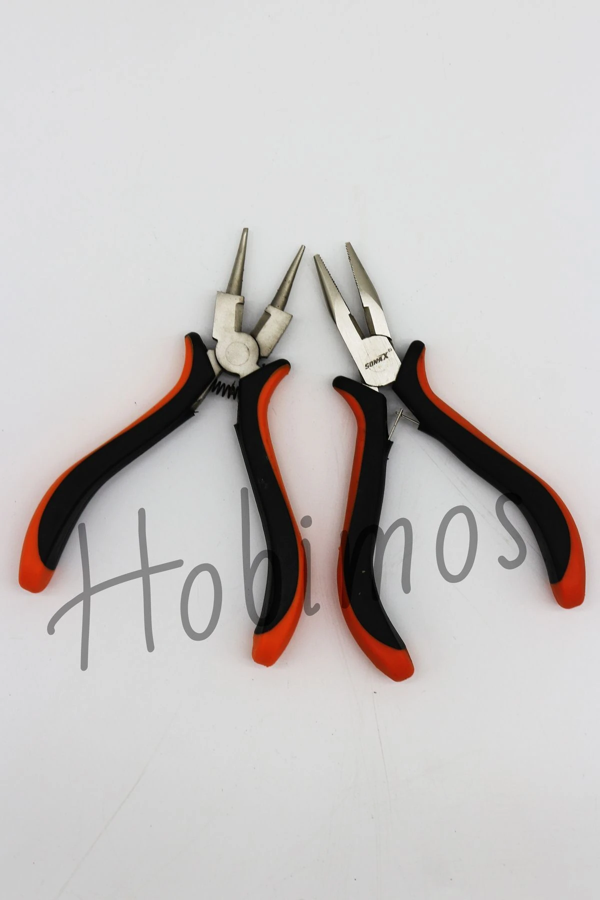 2 li Takı Yapım Pense Seti - Mini Kıvırma Pensesi- Kargaburun