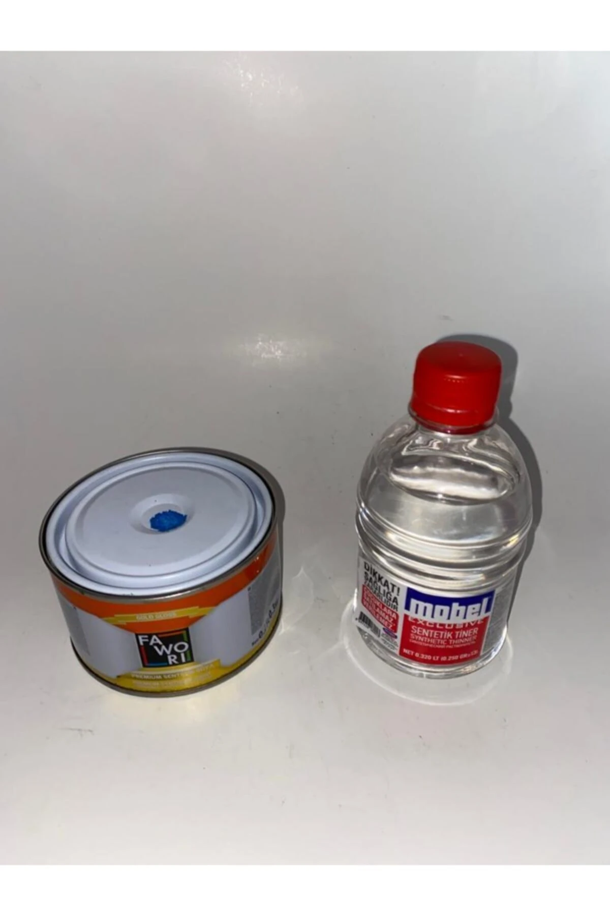 Premium Sentetik Boya Boncuk Mavi 0,25lt + Mobel Sentetik Tiner 0.320ml