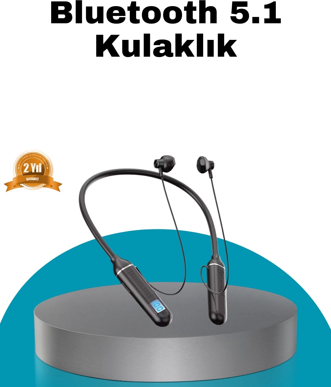 Uzun Pil Ömrü ve Hızlı Şarj Özellikli Bluetooth Kulaklık