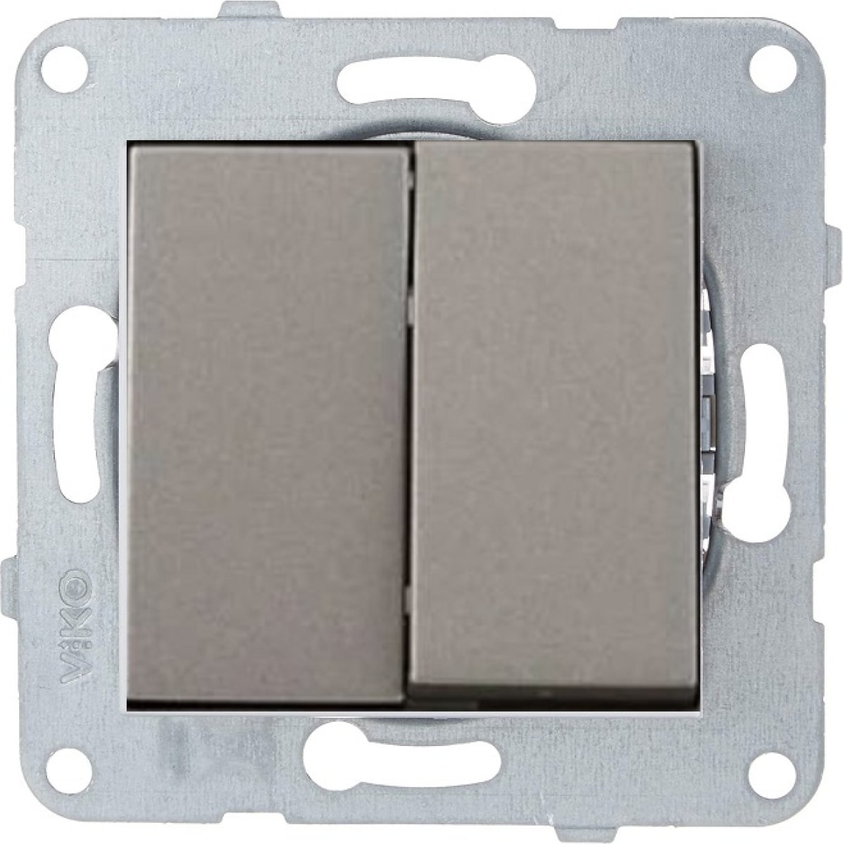 Artline Novella-Trenda Antrasit Ikili Anahtar Komütatör - Çerçevesiz