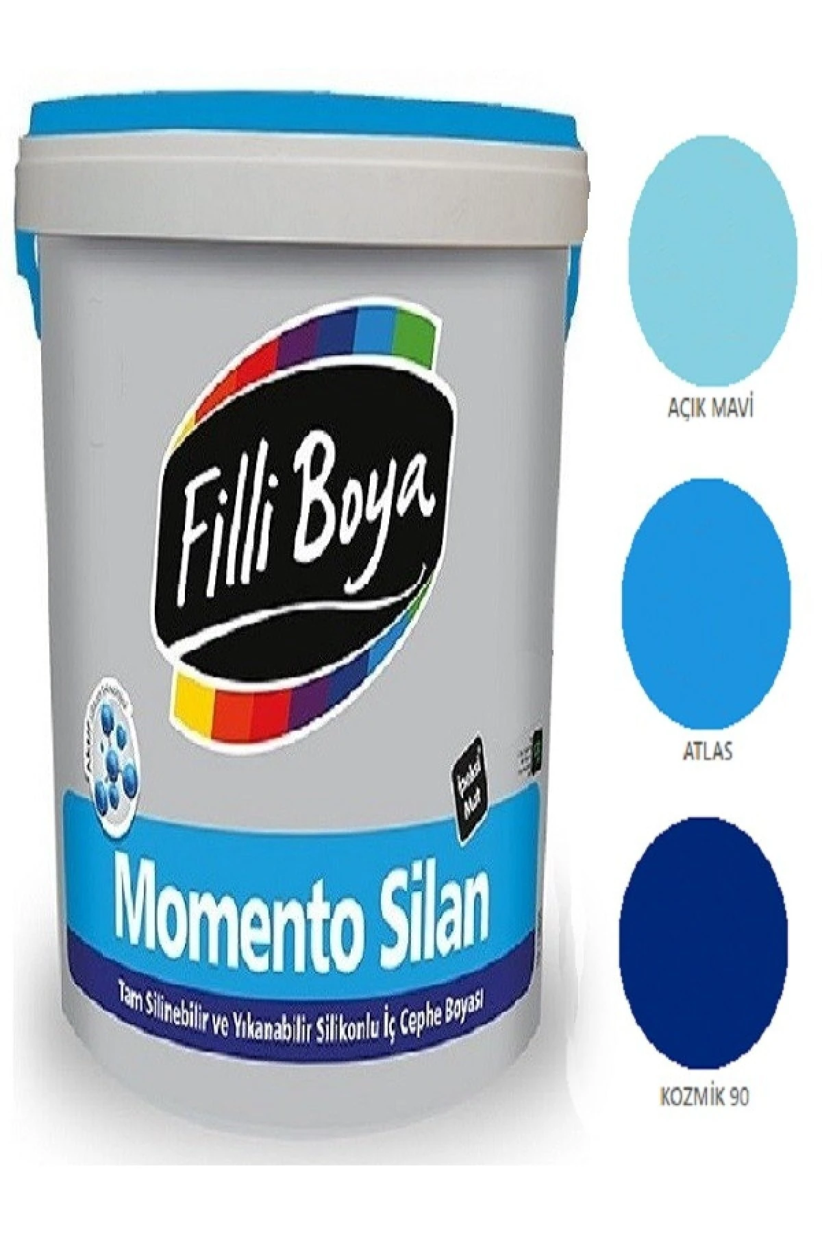 Filli Momento Silan Tam Silinebilir Yıkanabilir Silikonlu Ipek Mat Boya 2,5lt (kozmik 90)