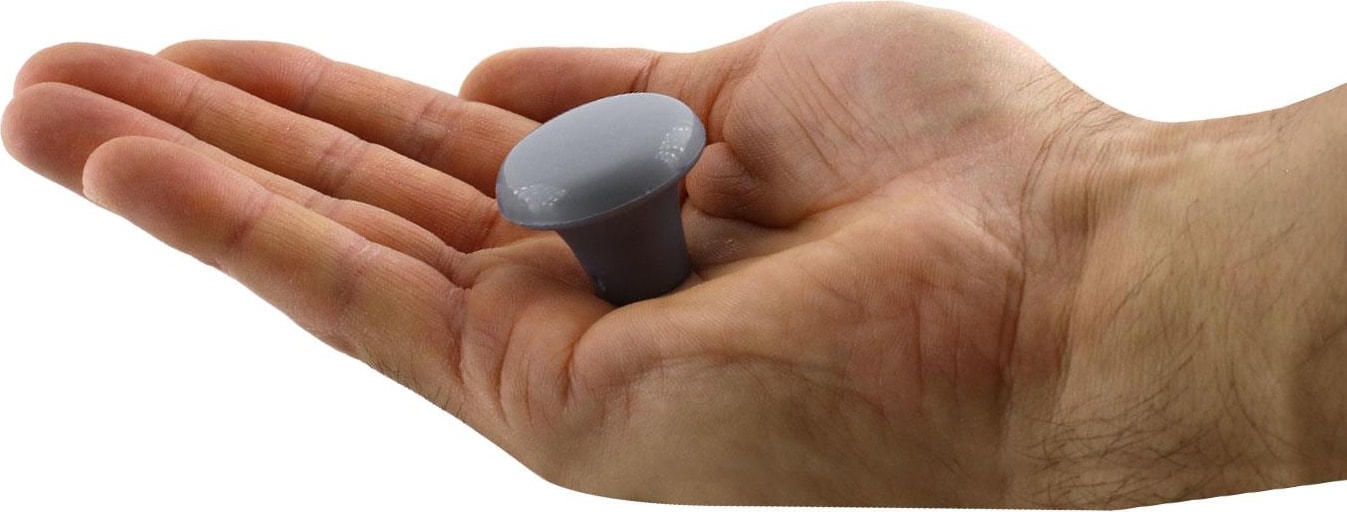 Mantar Düğme Sert Plastik Kulp Gri Dolap Mobilya Mutfak Dolabı Çekmece Kapak Kulbu 10 Adet