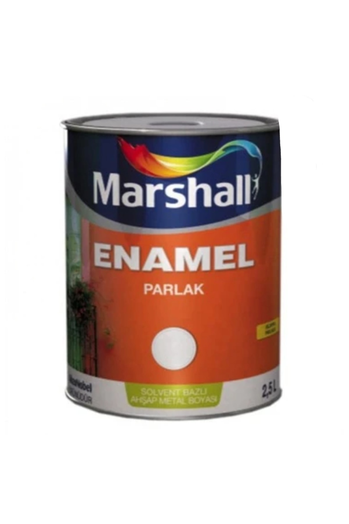 Enamel Parlak Yağlı Boya - Gümüş-2,5lt.