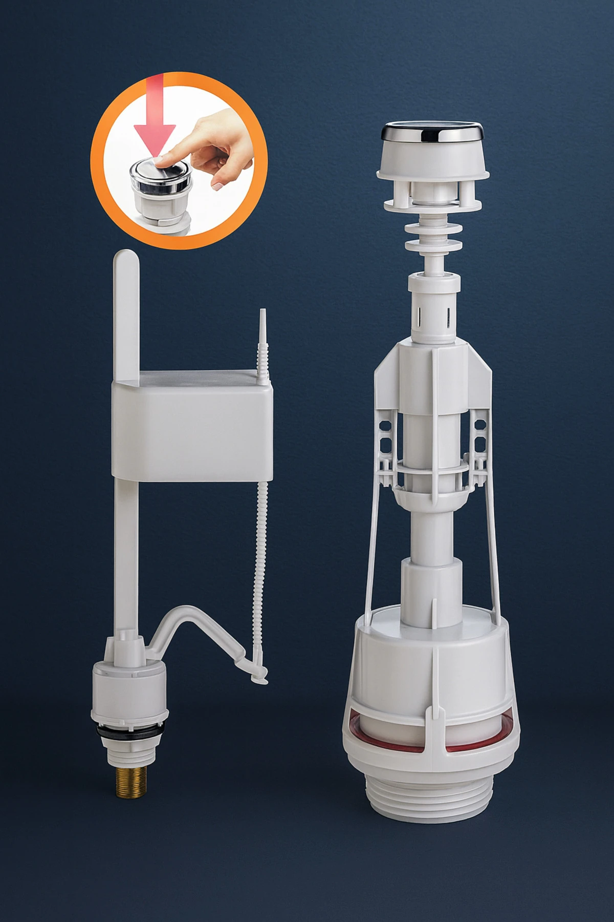 Klozet Basmalı Lüks Rezervuar İç Takım Tuvalet