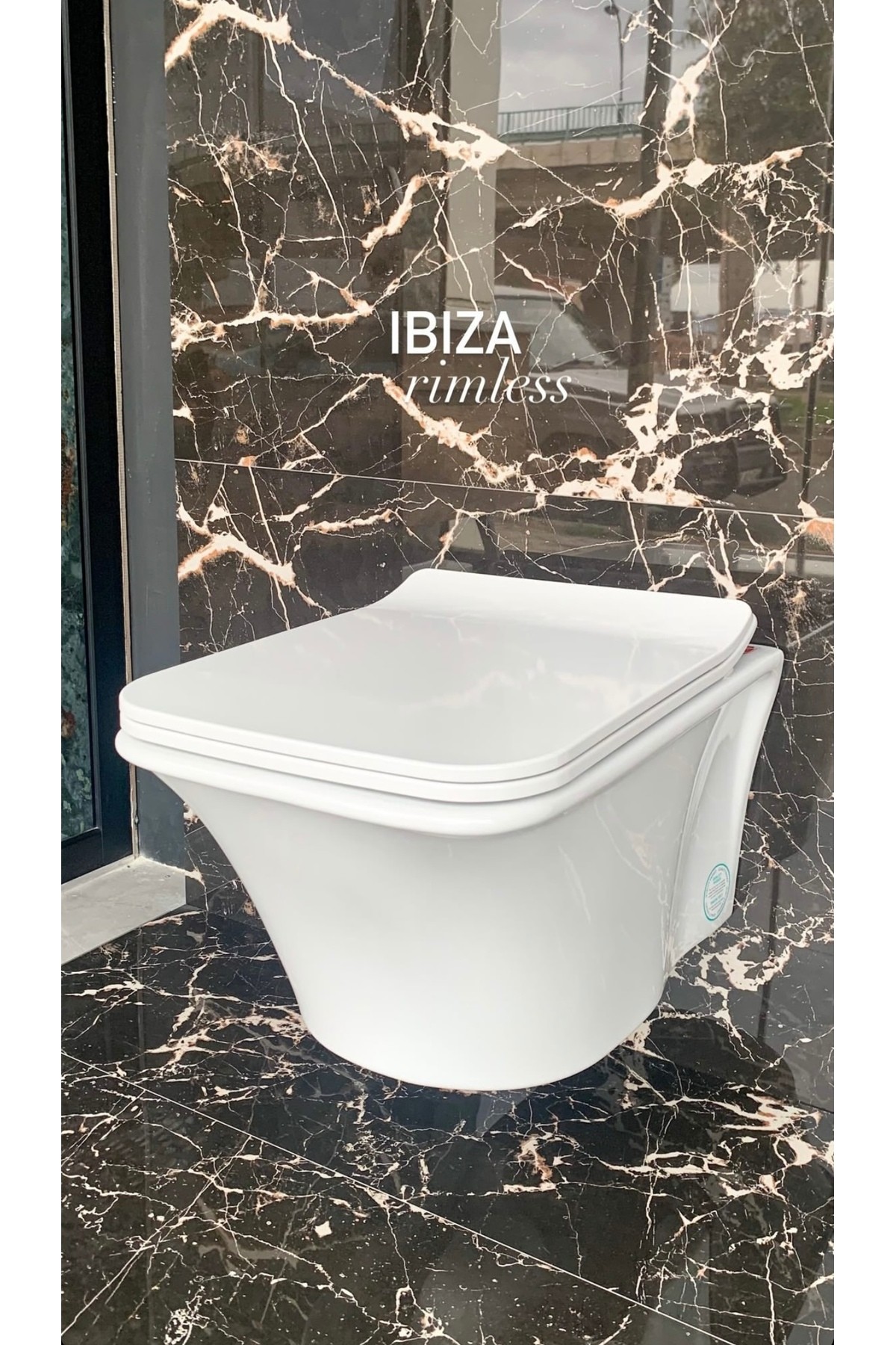 Cerastyle Rimless Ibiza(kanalsız) Asma Klozet +yavaş Kapanır Slim Kapak