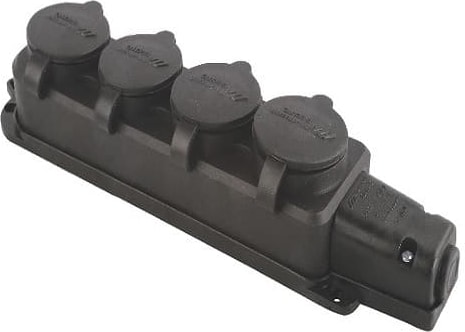 Kauçuk Dörtlü Grup Priz 1*16A MUT-294