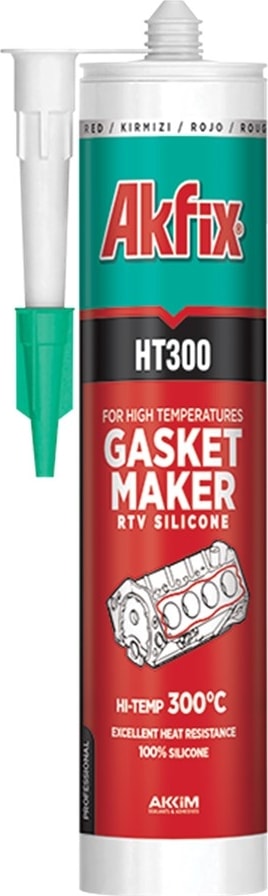 HT300 Kırmızı Yüksek Isı Silikonu 280ML