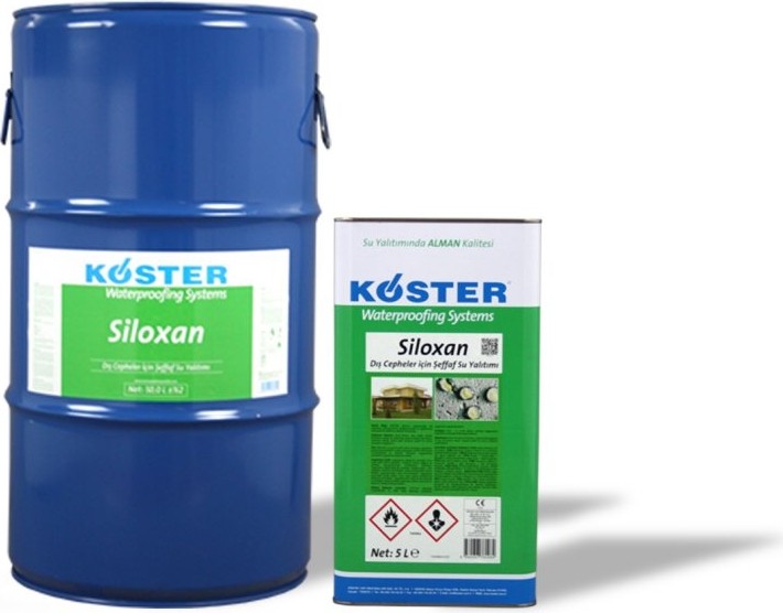 Siloxan Dış Cepheler İçin Şeffaf İzolasyon 5 Lt