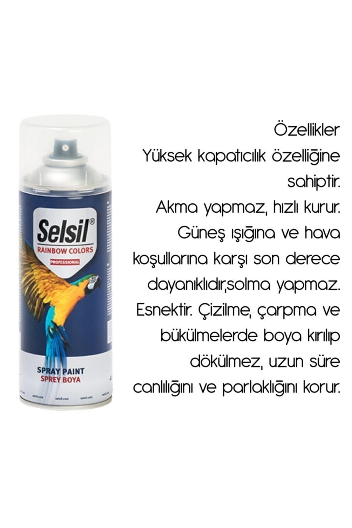 Şeffaf Vernik Akrilik Sprey Boya 400ml