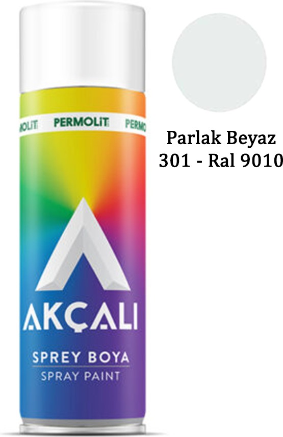 Sprey Boya 301 Parlak Beyaz RAL9010 400ML