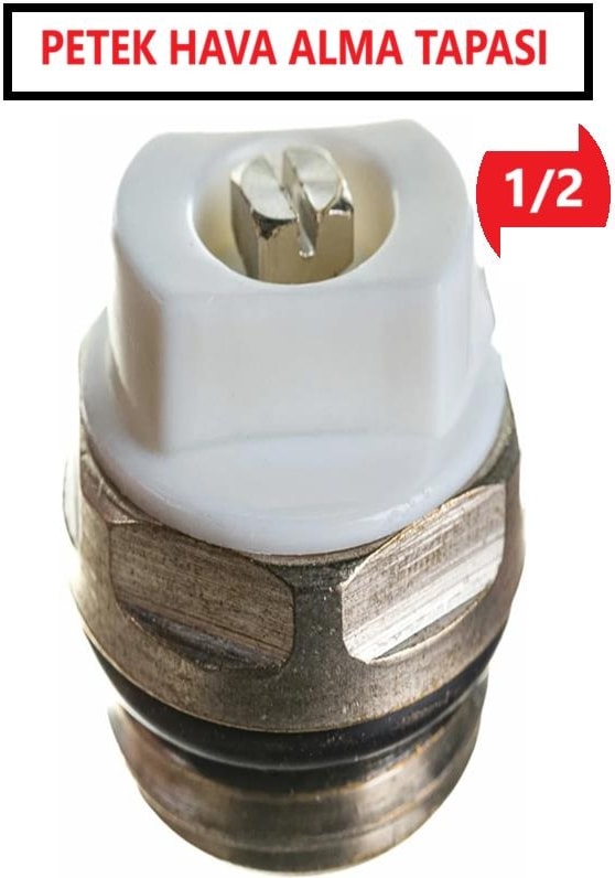 Petek Kalorifer Hava Alma Tapası Purjör Radyatör Purjör Havalandırma Musluk Tapa