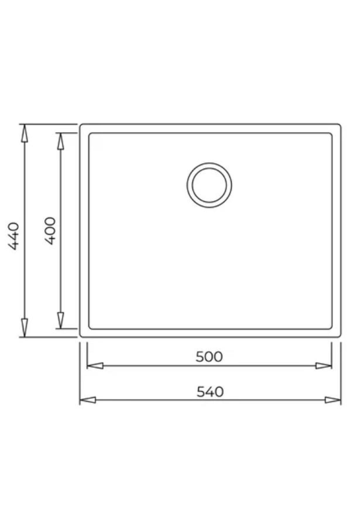 Square 50.40 Stone Grey Eviye