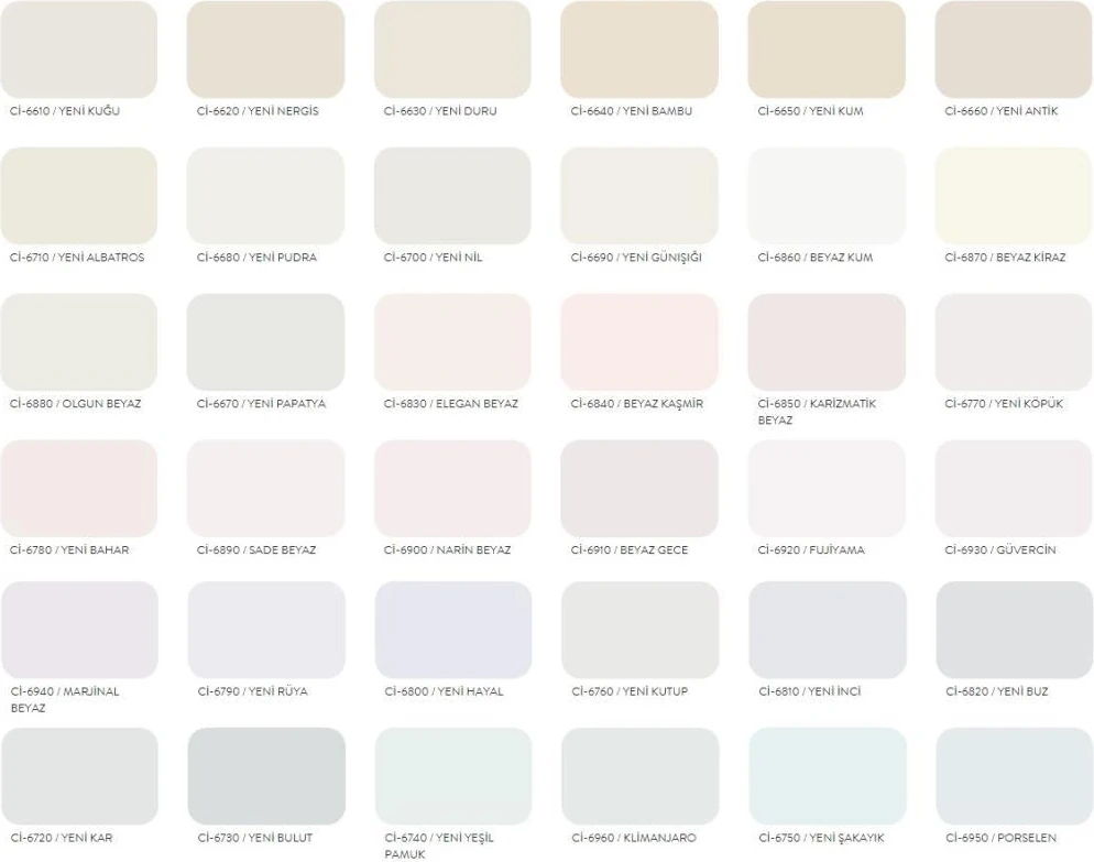 Elegans Extra Yarı Mat Silikonlu Iç Cephe Boyası 12 Lt Istanbul Beji