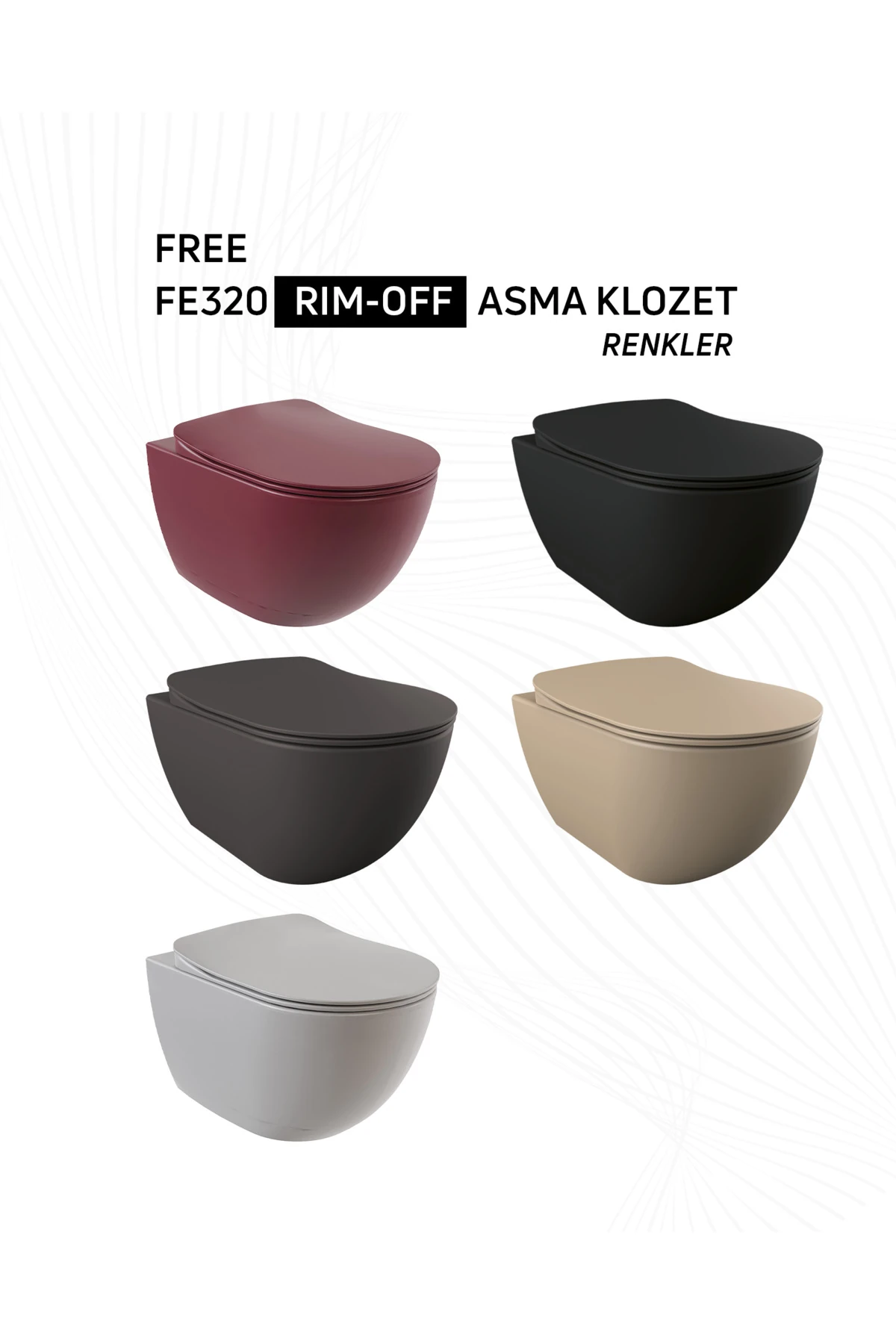 Free Rim-off (KANALSIZ) Asma Klozet Extra Berry