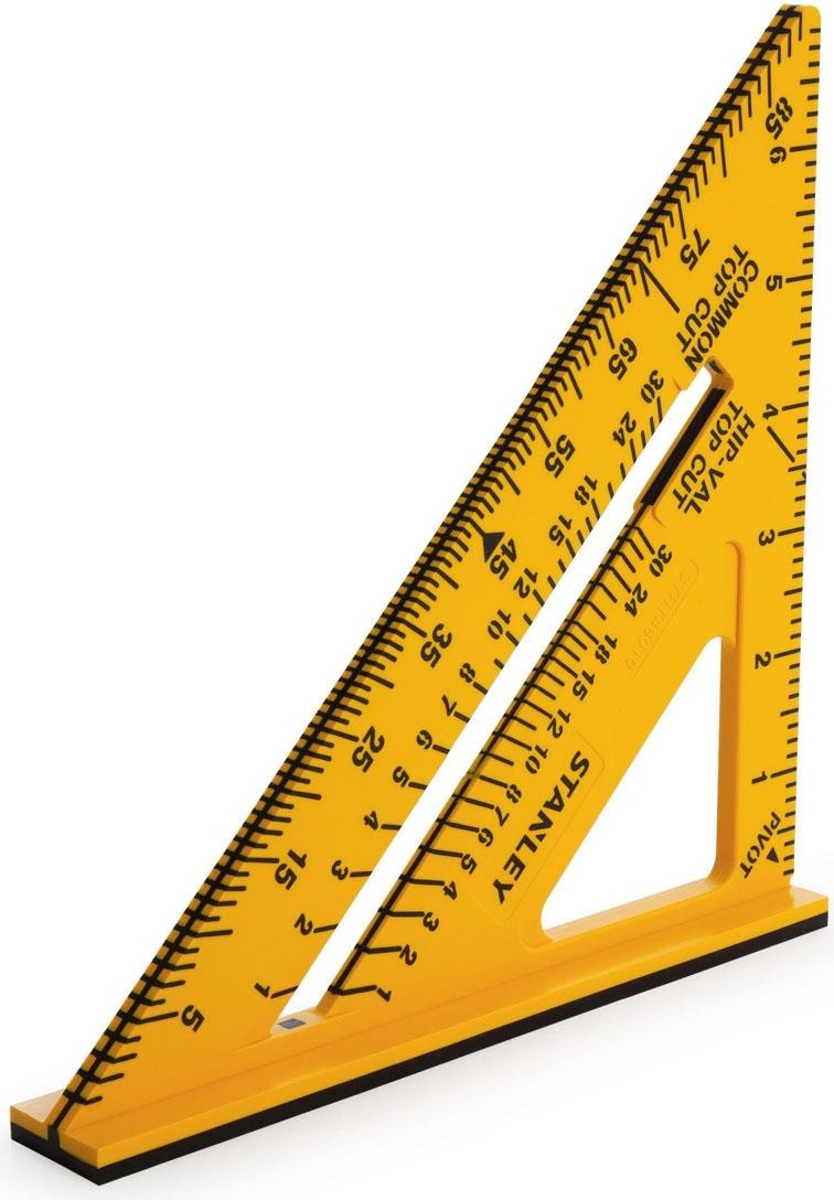 STHT46010 Çift Renkli Abs Plastik Inç Ölçülü Gönye 7"