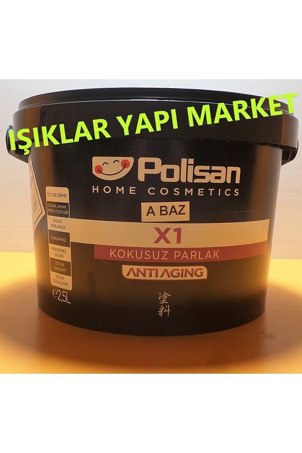 Ahşap&metal Boyası-su Bazlı-x1 Antiaging-kokusuz-parlak 2,5litre(3,20KG.)-gök Mavisi