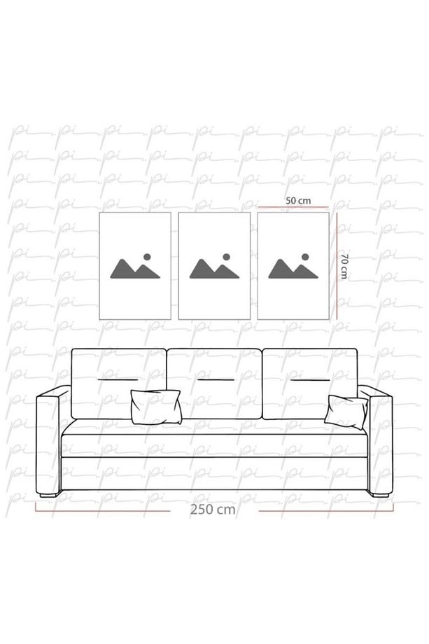 Atatürk Köşesi Triple Cam Tablo | Modern Dekoratif Cam Tablo