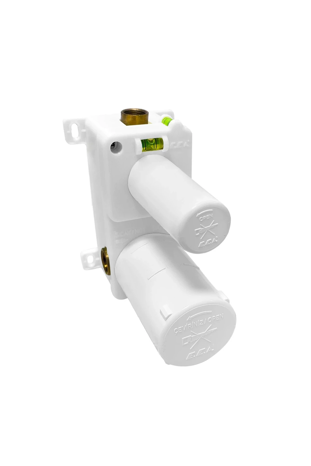 Ankastre Banyo Bataryası Sıva Altı Grubu 2 Yollu Mat Siyah