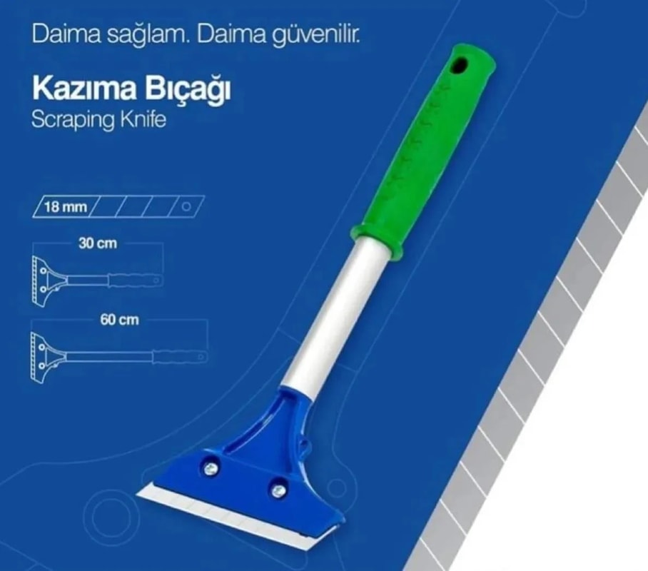 Yenal Profesyonel Alüminyum Kazıma Bıçağı 30 cm