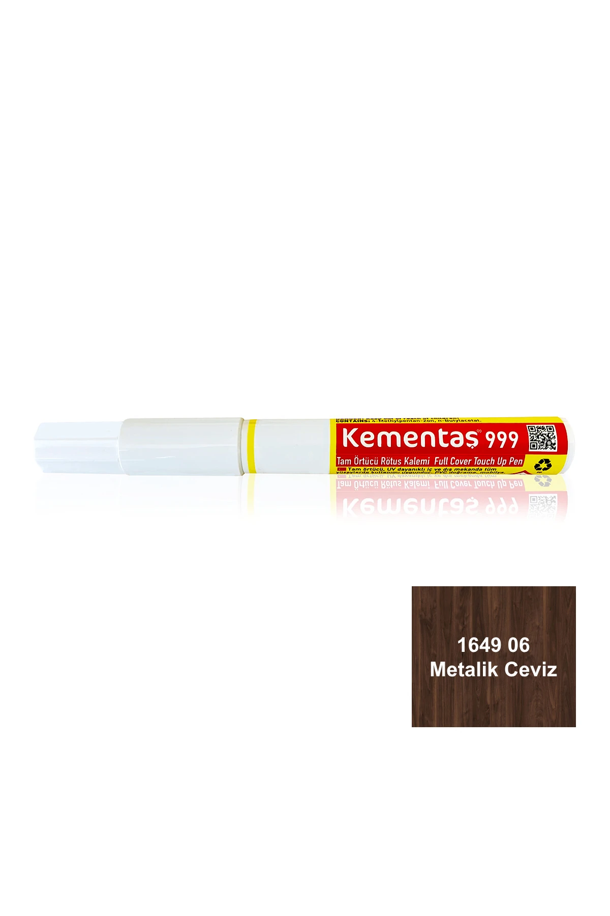 1649 06 (DS) Metalik Ceviz Tam Ört.rötuş Kalem Tam Örtücü Rötuş Kalemleri