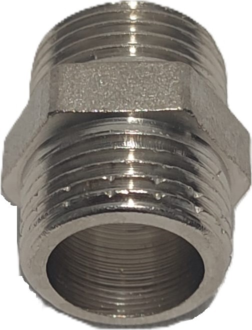 3/8" Sarı / Krom Dişli Nipel DN10 - Chrome Nipple