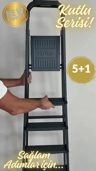 Dayanıklı 5+1 Katlanır Sac Merdiven – Yüksek Noktalara Güvenli ve Pratik Çözüm!