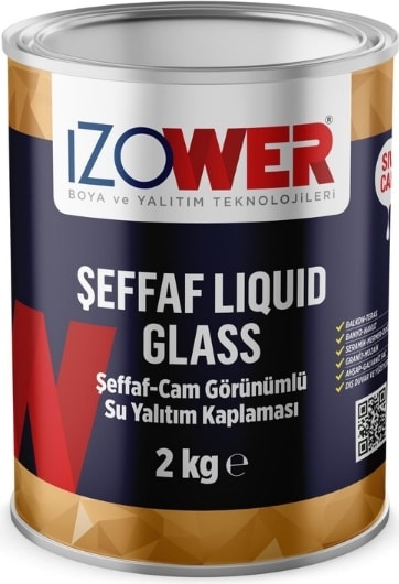 OZKUVVET Şeffaf Liquid Glass Su Yalıtımı 2 Lt