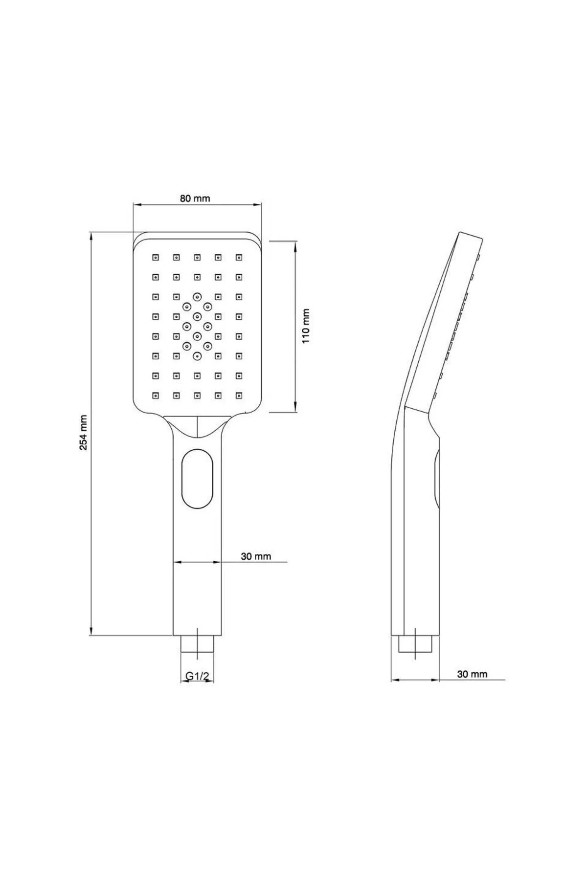 Yt265 Meriva Banyo Tepe Robot Duş Seti 3fonksiyonlu