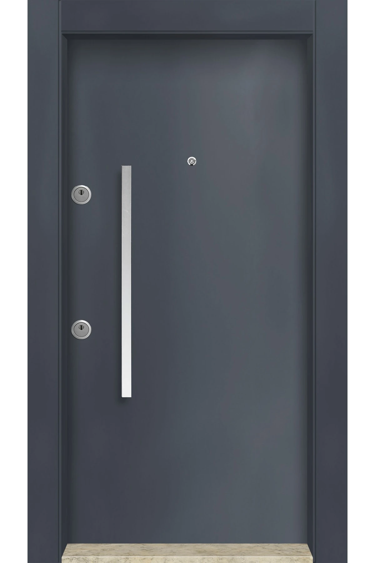 Dış Iklim Kapısı, Yağmura Güneşe Dayanıklı Çelik Kapı, Mn-6009 Sağ