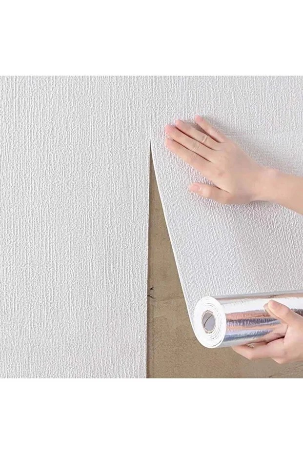 Isı ve Ses Yalıtım Rulosu 50x280cm Yapışkanlı Özel Folyolu Duvar Paneli Kağıdı