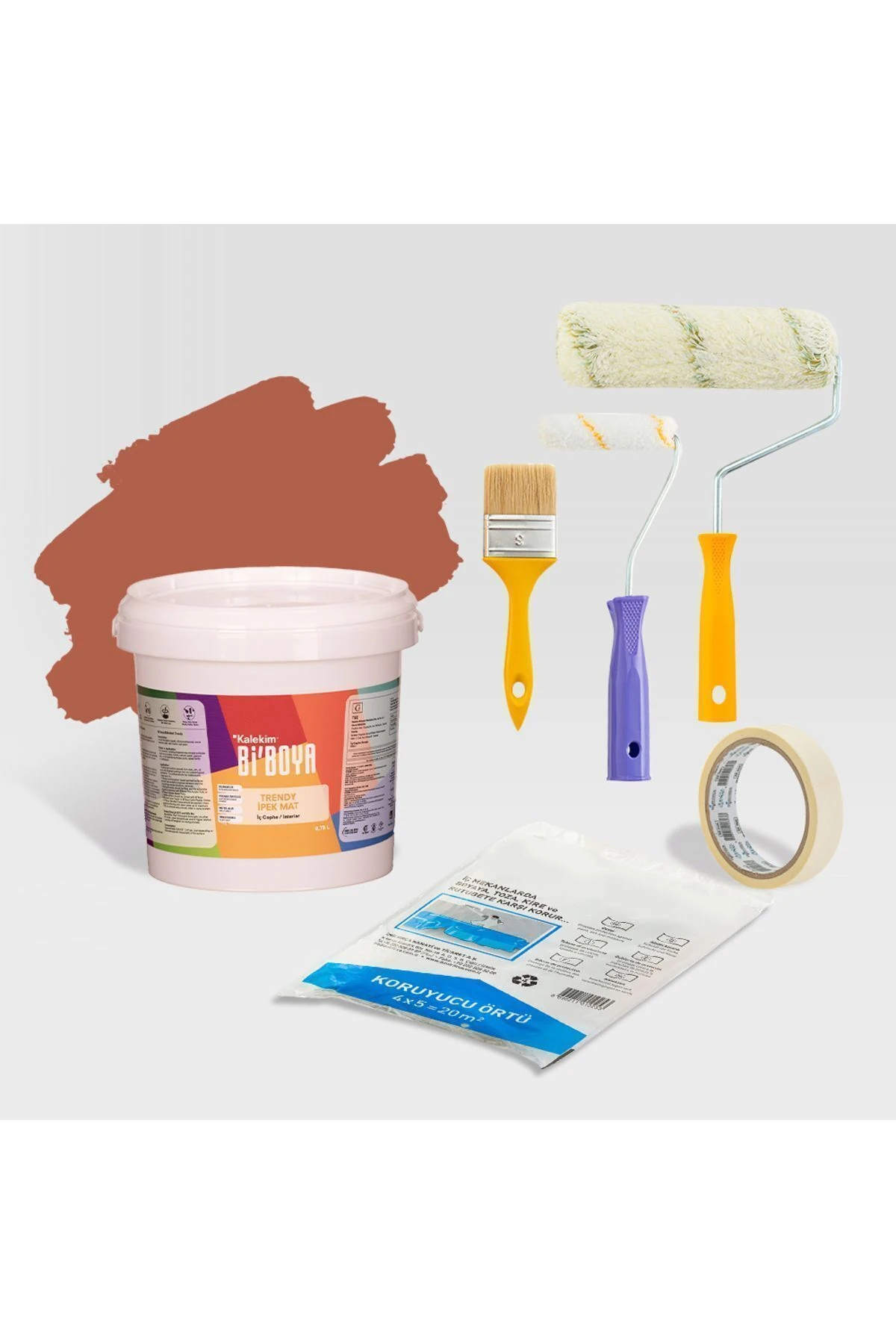 Tek Duvar Boyama Seti Kotta