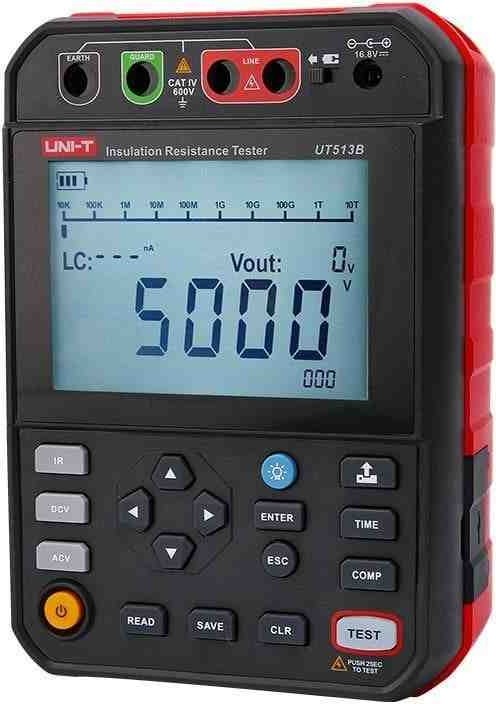 UT513B 5kv Yalıtım Direnci Test Cihazları