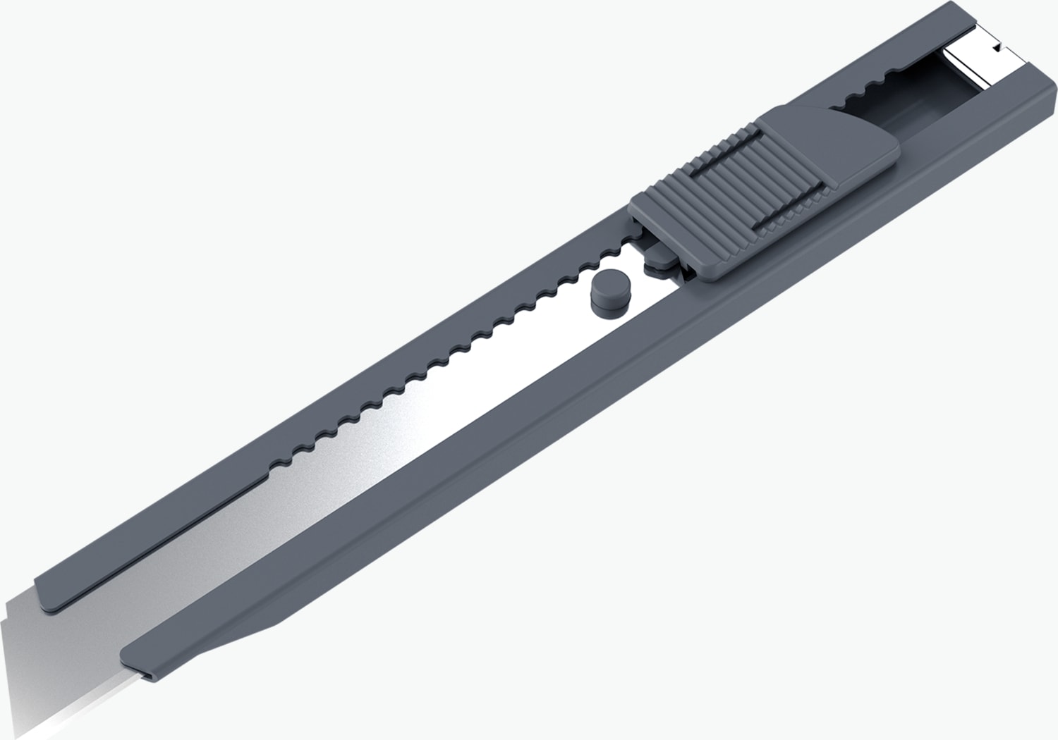 PTUK08-NS Cep Tipi Segmentsiz Bıçaklı 18 mm Metal Maket Bıçağı