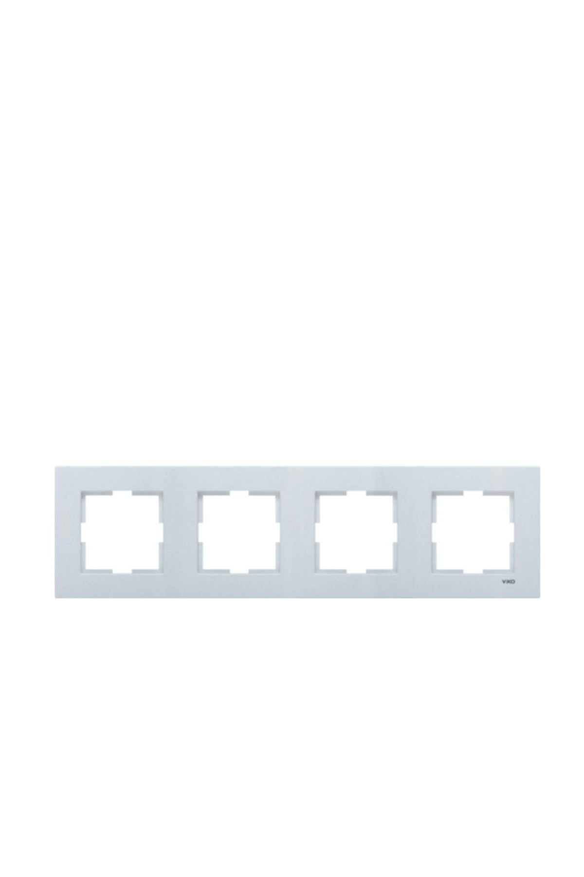 Novella Cam Beyaz Dörtlü Çerçeve 92192244