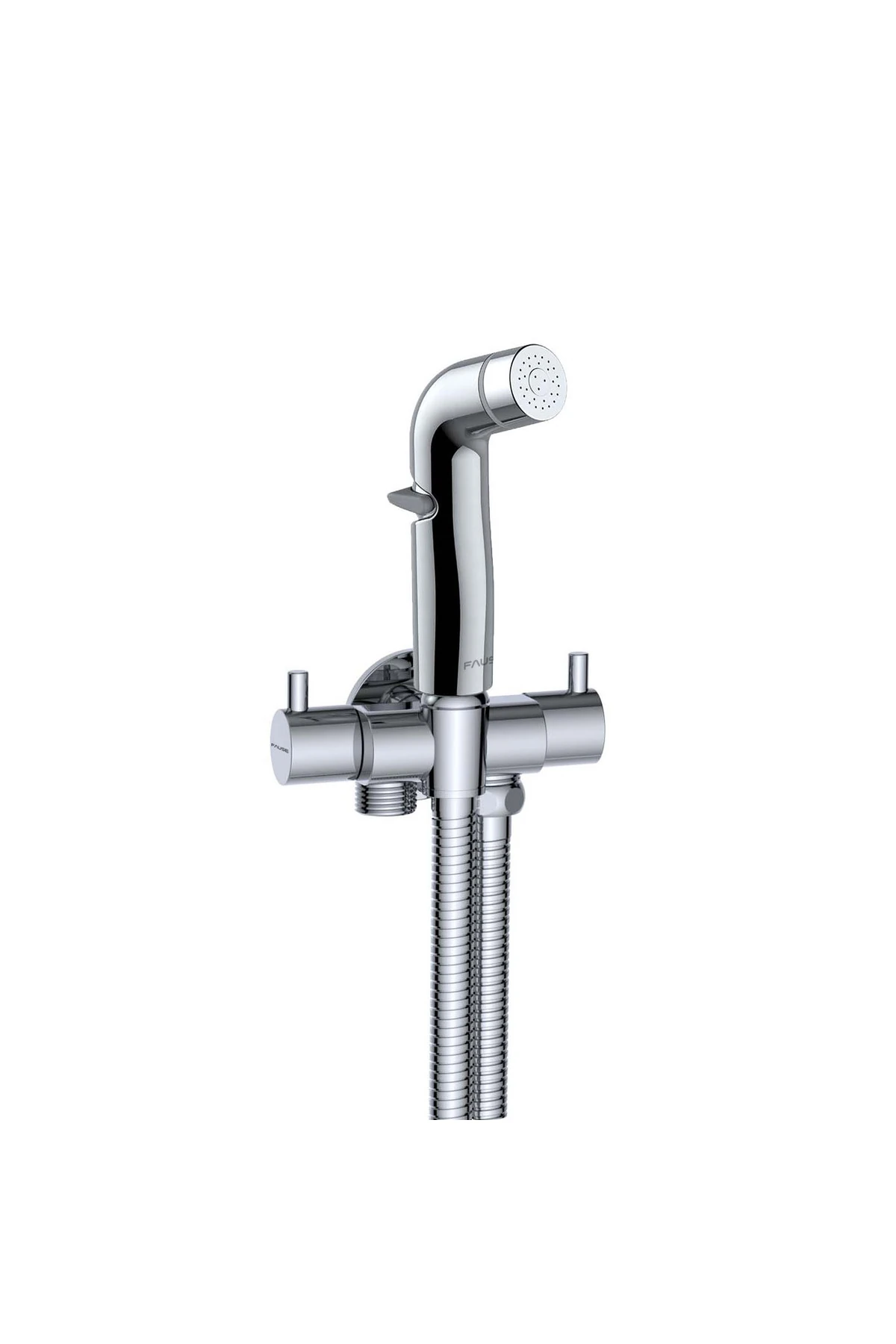 Spiralli Taharetmatik Taharet El Duşu Askılı Çiftli Ara Musluk SET101-2