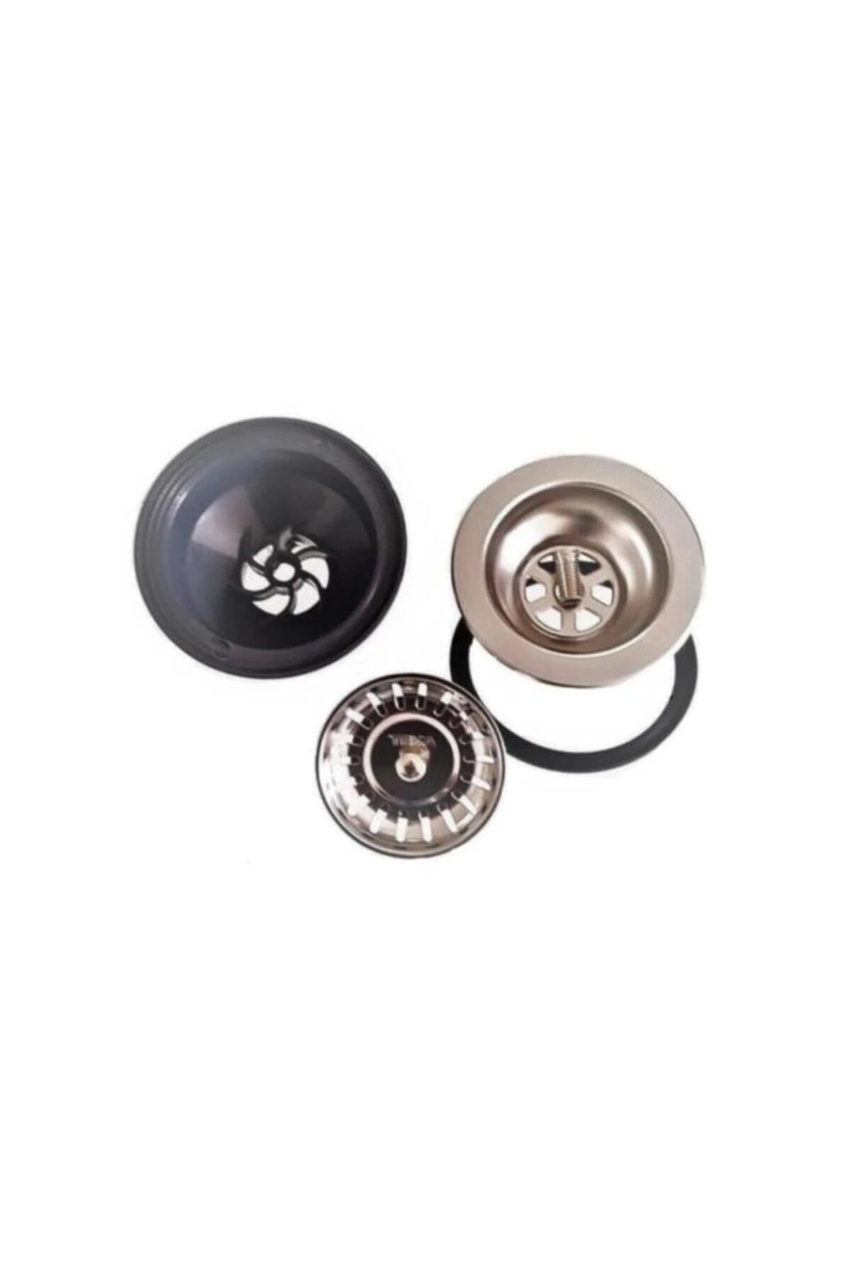 Tekdekor Evye Taşmasız Süzgeçli Sifon Tas Takımı