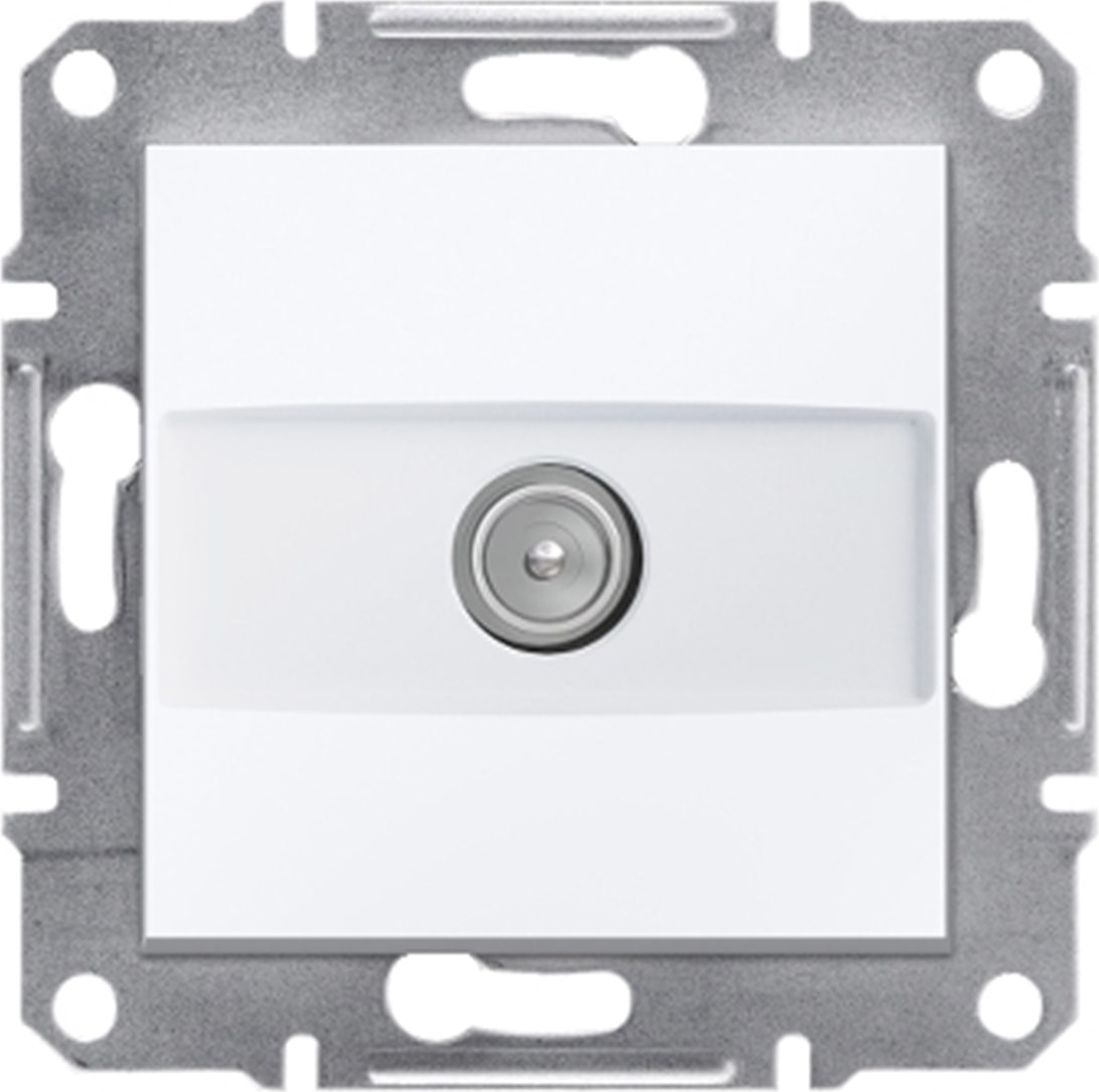 EPH3270121 Asfora Beyaz Tv Prizi Sonlu - Çerçevesiz