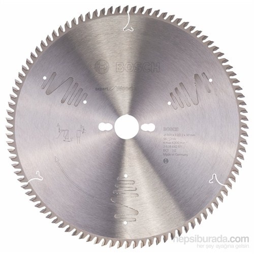 BOSCH - Expert Serisi Ahşap İçin Daire Testere Bıçağı - 300 X 30 X 3,2 Mm, 96 Diş