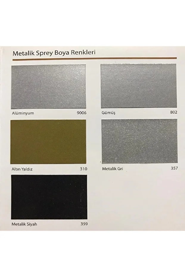 Metalik Sprey Boya 400 ml. Alüminyum