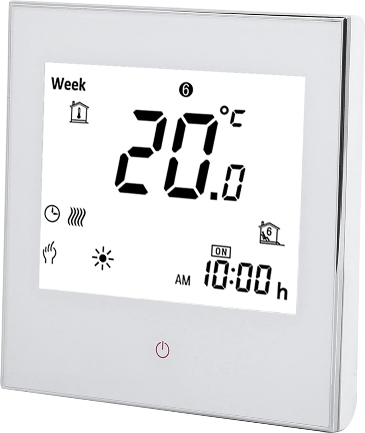 Isıtma Oda Termostatı Haftalık Programlanabilir LCD Ekran Dokunmatik Ekran 5A AC110‑230V (Yurt Dışından)