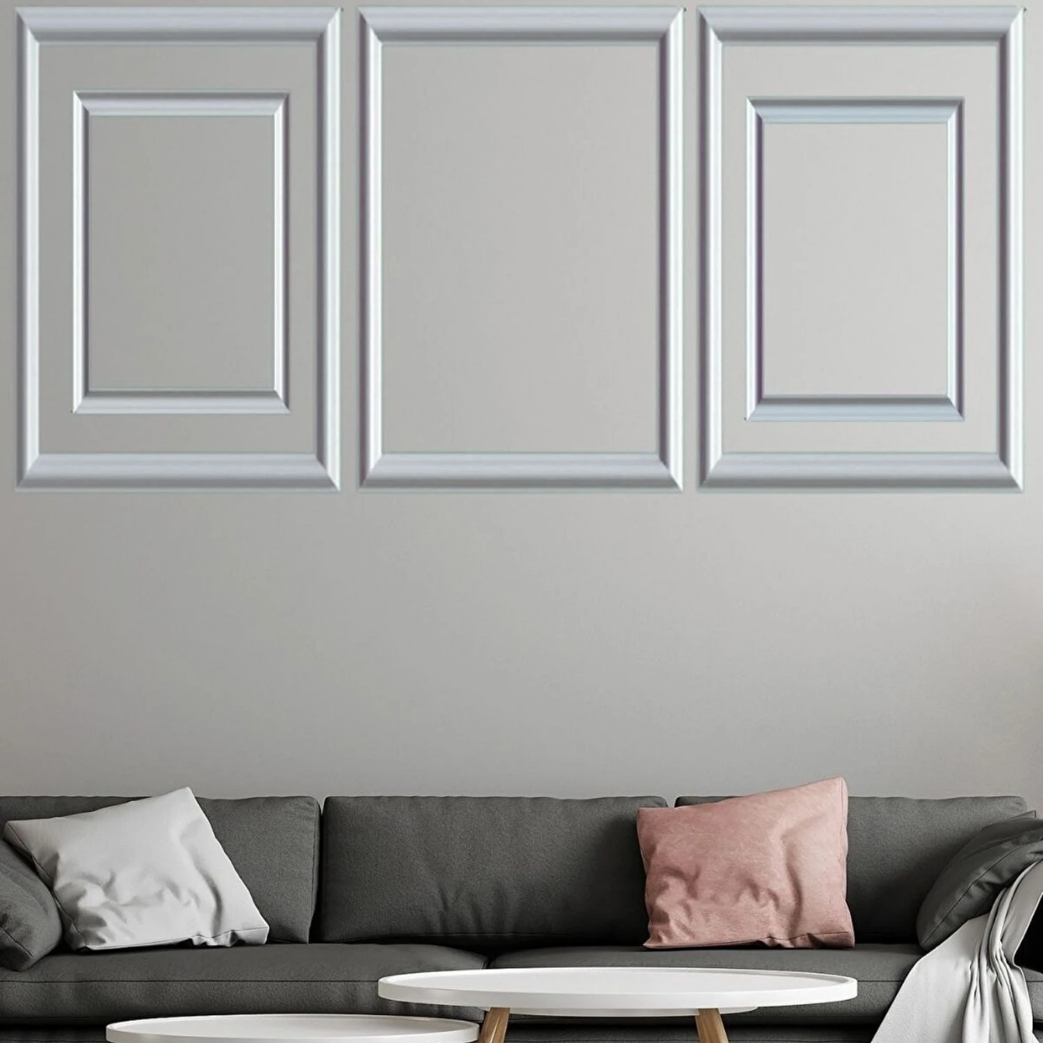 Dekoratif Boyanabilir Duvar Çıtası Hazır Kesim 2 cm