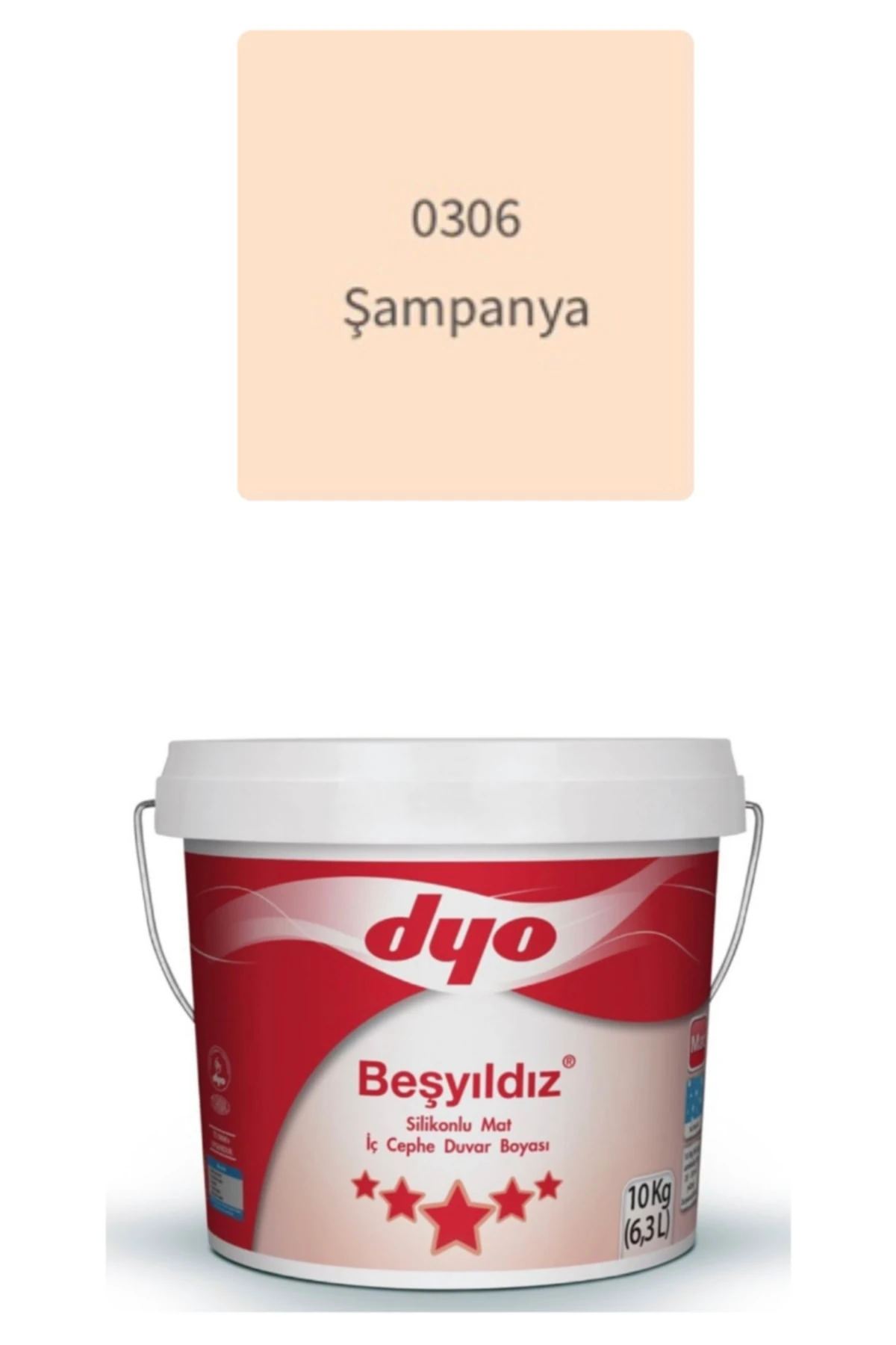 Dyo Silikonlu Mat Iç Cephe Duvar Boyası 10kg