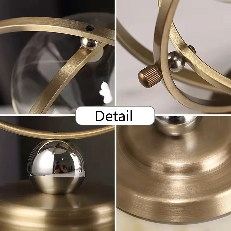 Eskitme Metal Hareketli Kum Saati Zarif Vintage Tasarım ile Evinizi Süsler