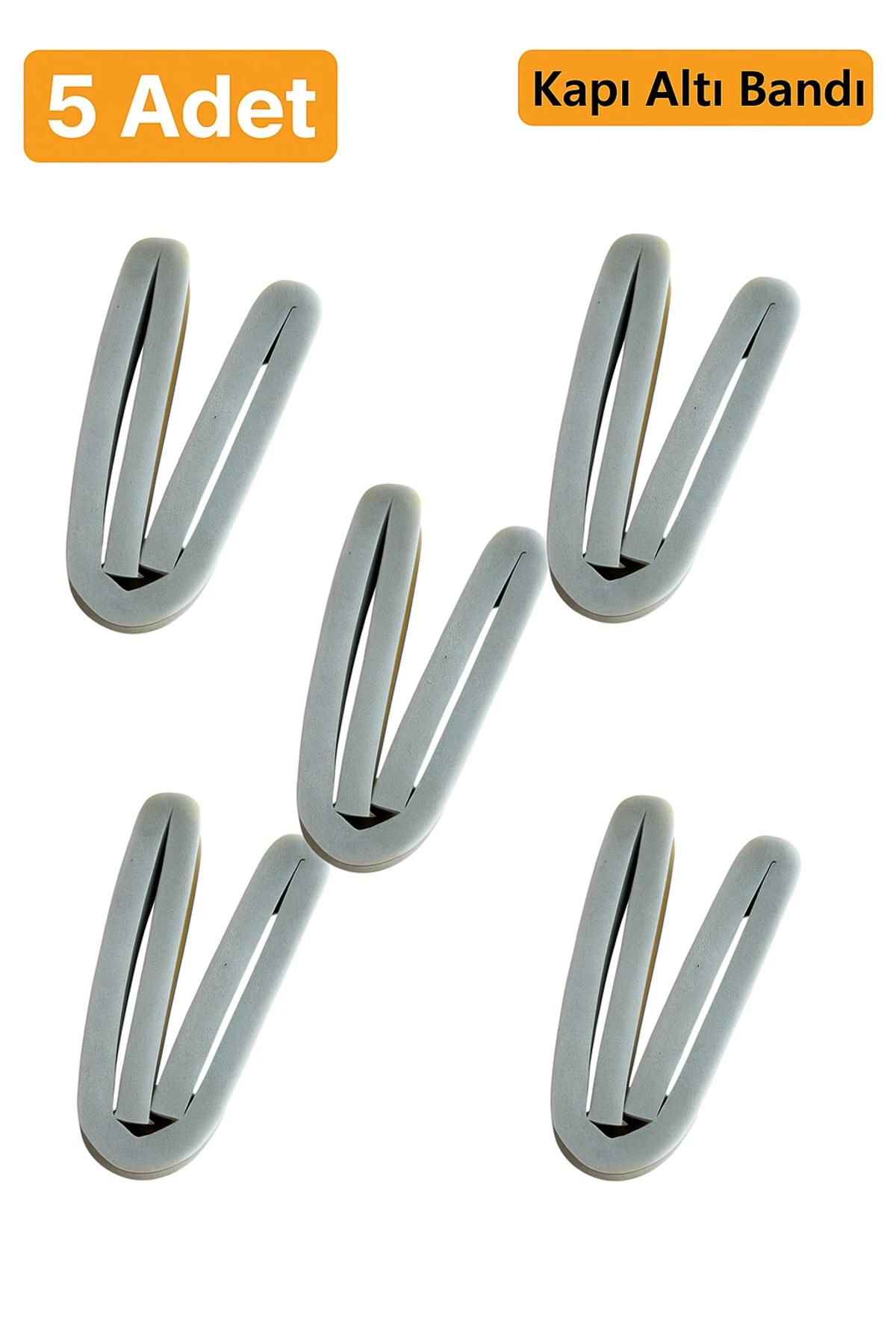 5 Adet Yapışkanlı Kapı Altı Süngeri Bant Isı Izolasyon Yalıtım Bandı