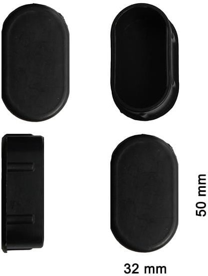 Oval Profil Iç Tapa 32X50 mm 4 Adet