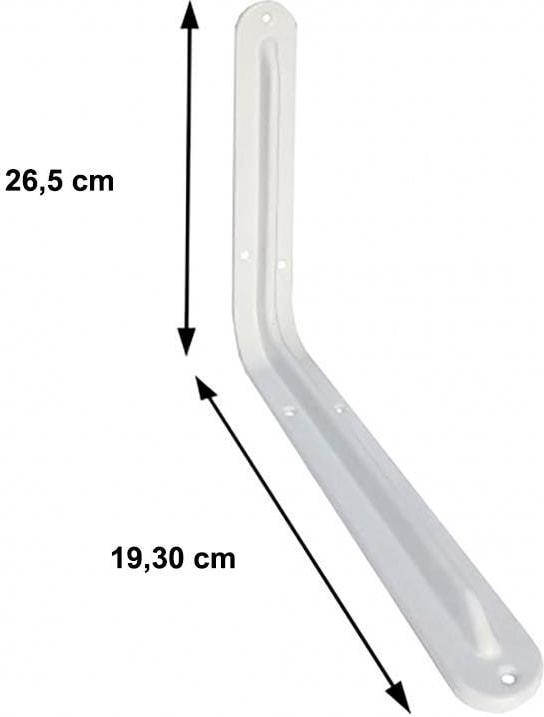 Raf Altı 8X10 mm Beyaz