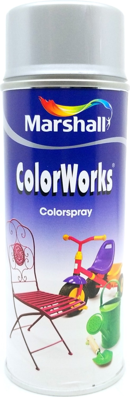 Colorworks Sprey Boya 400ML Mat Gümüş