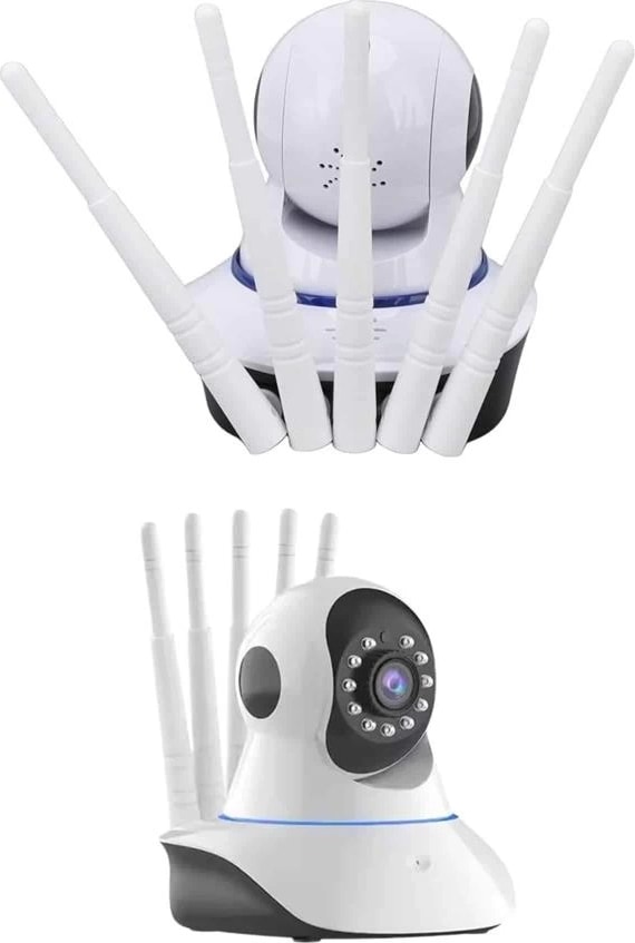 LED Aydınlatmalı 5 Antenli Motorlu 1080P Wifi Kamera Sensörlü